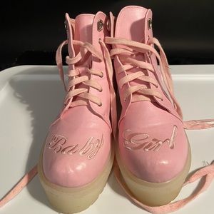 YRU Pink Baby Girl Boot Size 10